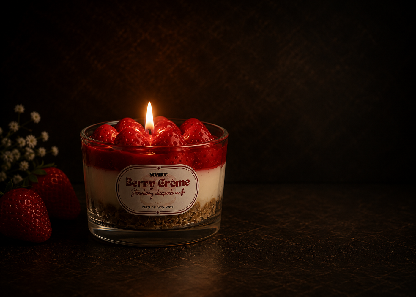 Juicy Strawberry + Vanilla Sugar