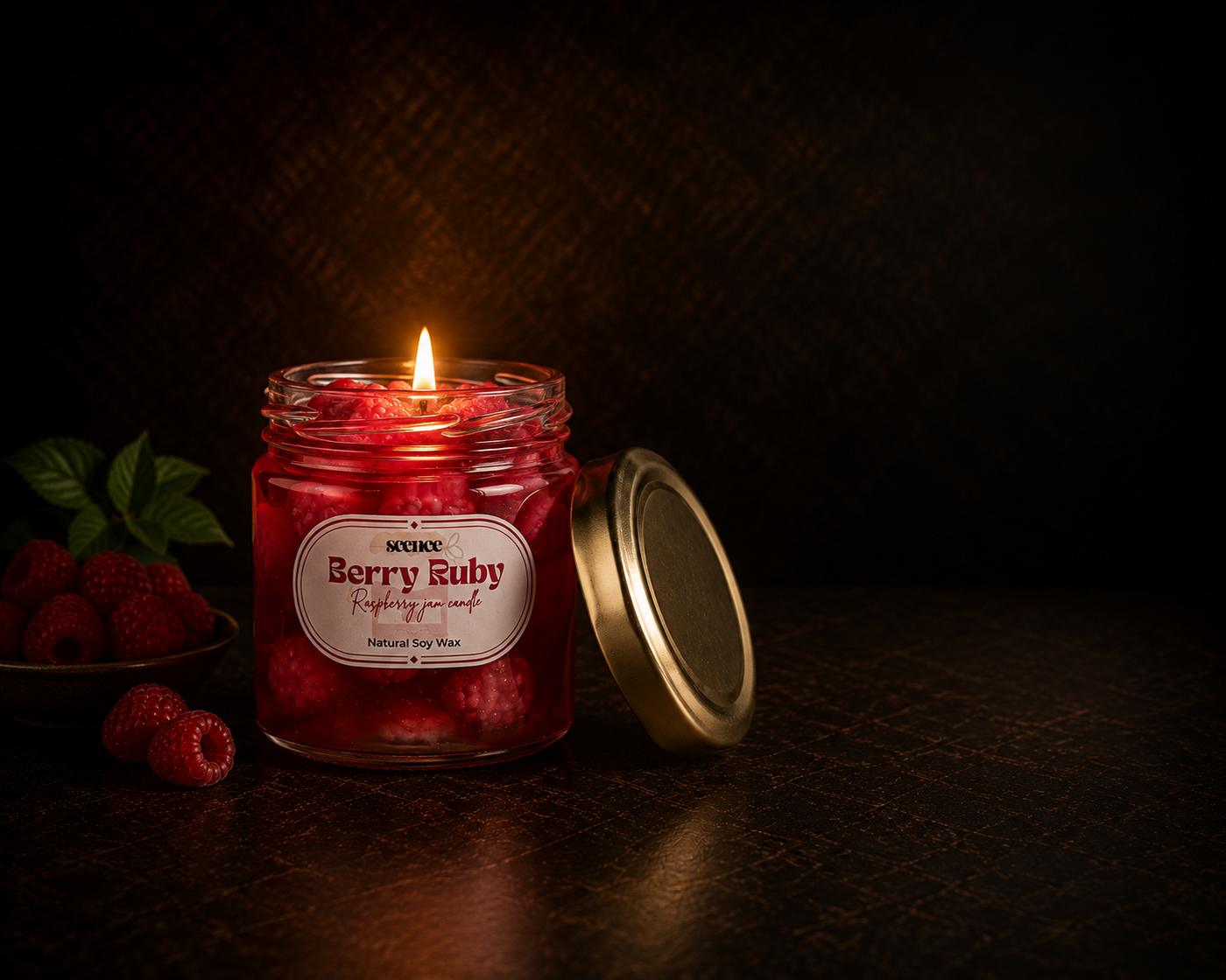 Fresh Raspberry + Sweet Sugar